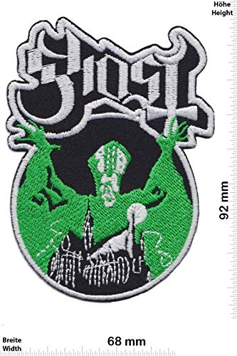 Ghost Green Heavy Metal Band Aufnäher Besticktes Patch zum Aufbügeln Applique von LipaLipaNa