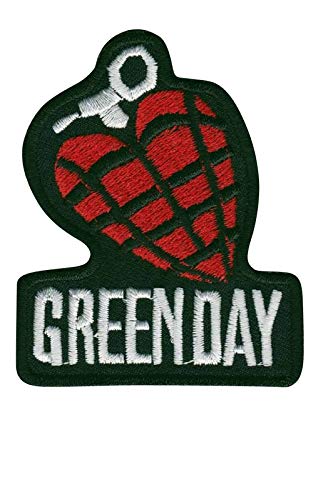 Green Day Heart Bomb Aufnäher Besticktes Patch zum Aufbügeln Applique von LipaLipaNa