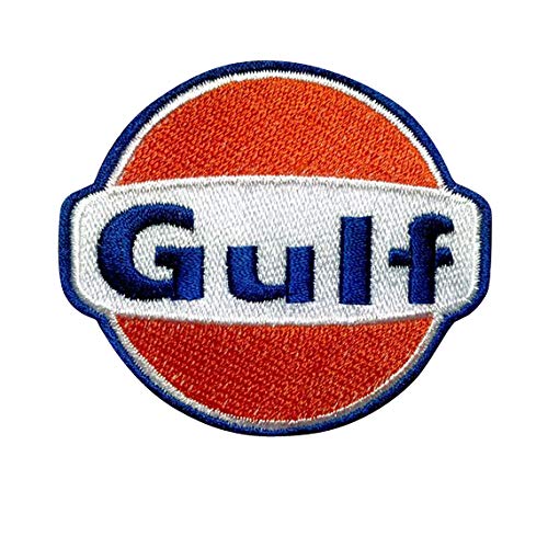 Gulf Racing Champion Aufnäher Besticktes Patch zum Aufbügeln Applique Souvenir Zubehör von LipaLipaNa