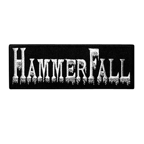 HammerFall Heavy Metal Aufnäher Besticktes Patch zum Aufbügeln Applique Souvenir Zubehör von LipaLipaNa