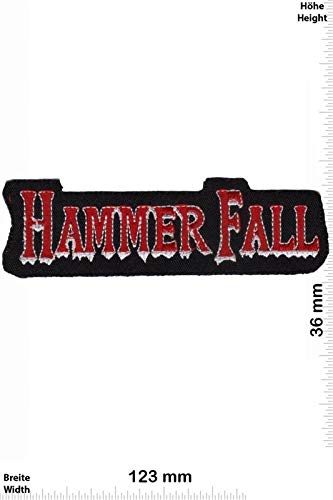 Hammerfall Red Power Metal Band Music Aufnäher Besticktes Patch zum Aufbügeln Applique von LipaLipaNa