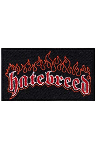 Hatebreed Black Red Metallic Hardcore Ba Aufnäher Besticktes Patch zum Aufbügeln Applique von LipaLipaNa