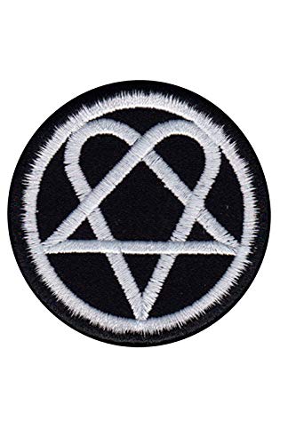 Him Silver Dark Rock Genre Aufnäher Besticktes Patch zum Aufbügeln Applique von LipaLipaNa