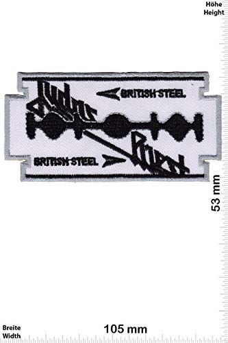 Judas Priest - British Steel Aufnäher Besticktes Patch zum Aufbügeln Applique Souvenir Zubehör von LipaLipaNa