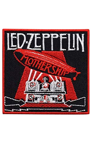 Led Zeppelin Patch Mothership Aufnäher Besticktes Patch zum Aufbügeln Applique von LipaLipaNa