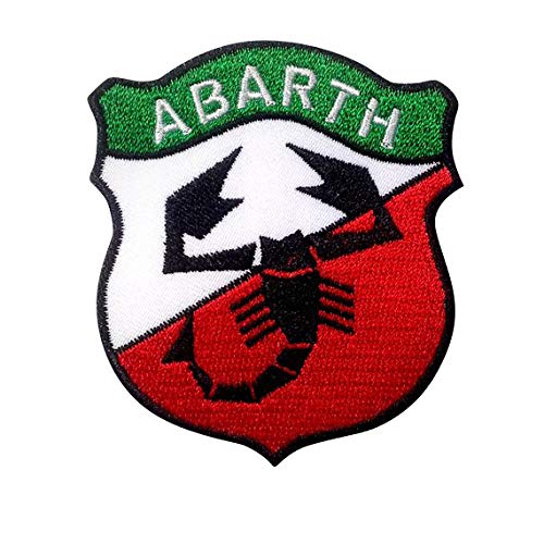 LipaLipaNa Abarth T Sports Racing Motorsport Aufnäher Besticktes Patch zum Aufbügeln Applique Souvenir Zubehör von LipaLipaNa