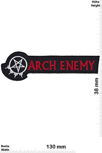 LipaLipaNa Arch Enemy Enemy_1 Aufnäher Besticktes Patch zum Aufbügeln Applique von LipaLipaNa