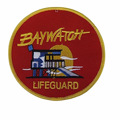 LipaLipaNa Baywatch Lifeguard Embroidered Patch Aufnäher Besticktes Patch zum Aufbügeln Applique Souvenir Zubehör von LipaLipaNa