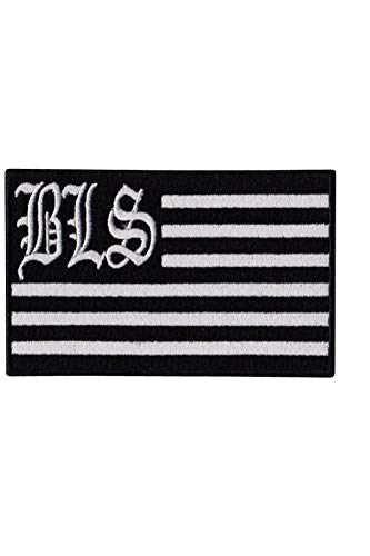 LipaLipaNa Black Label Society Silver FLA Aufnäher Besticktes Patch zum Aufbügeln Applique von LipaLipaNa