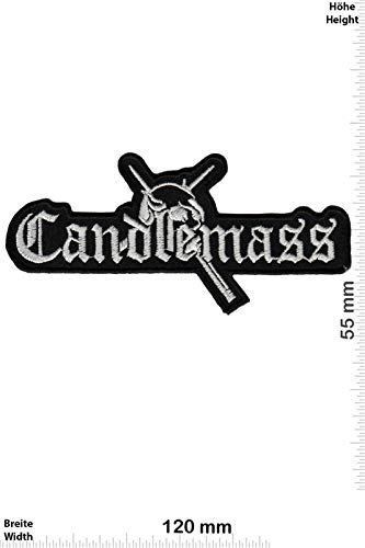 LipaLipaNa Candlemass Epic Doom Band Logo Aufnäher Besticktes Patch zum Aufbügeln Applique von LipaLipaNa