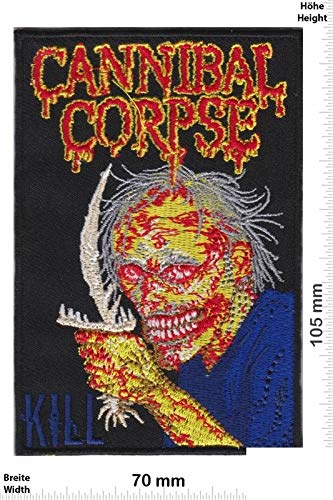 LipaLipaNa Cannibal Corpse Hq Death Metal Ban Aufnäher Besticktes Patch zum Aufbügeln Applique von LipaLipaNa