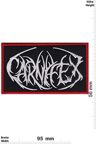 LipaLipaNa Carnifex Deathcore Death Metal Band Aufnäher Besticktes Patch zum Aufbügeln Applique von LipaLipaNa