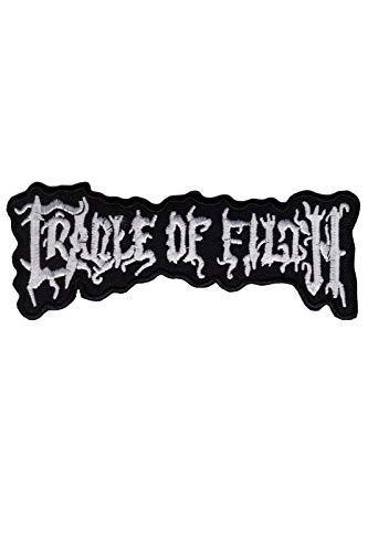 LipaLipaNa Cradle of Filth Metal Band Aufnäher Besticktes Patch zum Aufbügeln Applique von LipaLipaNa