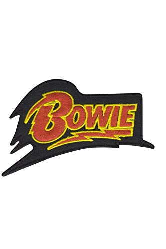 LipaLipaNa David Bowie Gold Red Aufnäher Besticktes Patch zum Aufbügeln Applique von LipaLipaNa