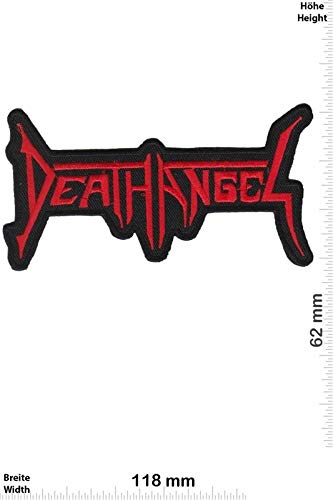 LipaLipaNa Death Angel Red Thrash Metal Band Aufnäher Besticktes Patch zum Aufbügeln Applique von LipaLipaNa