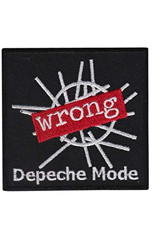 LipaLipaNa Depeche Mode Wrong Synth Rock BZW Syn Aufnäher Besticktes Patch zum Aufbügeln Applique von LipaLipaNa