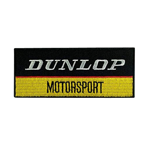 LipaLipaNa Dunlop T Sports Racing Motorsport Aufnäher Besticktes Patch zum Aufbügeln Applique Souvenir Zubehör von LipaLipaNa