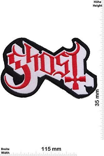 LipaLipaNa Ghost Red Rot Heavy Metal Band Aufnäher Besticktes Patch zum Aufbügeln Applique von LipaLipaNa