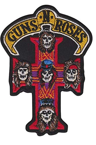 LipaLipaNa Guns N Roses Black Hq Aufnäher Besticktes Patch zum Aufbügeln Applique von LipaLipaNa