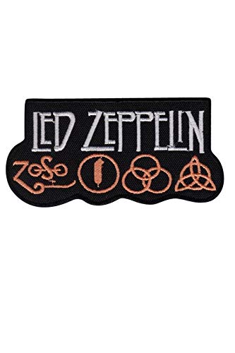 LipaLipaNa Led Zeppelin Zoso Aufnäher Besticktes Patch zum Aufbügeln Applique von LipaLipaNa