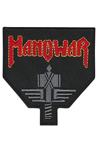 LipaLipaNa Manowar Manowar_1 Aufnäher Besticktes Patch zum Aufbügeln Applique von LipaLipaNa