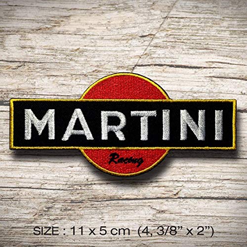 LipaLipaNa Martini Racing Aufnäher Besticktes Patch zum Aufbügeln Applique Souvenir Zubehör von LipaLipaNa