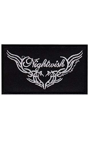 LipaLipaNa Nightwish Heart Symphonic Metal Band Aufnäher Besticktes Patch zum Aufbügeln Applique von LipaLipaNa