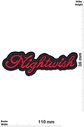 LipaLipaNa Nightwish Red Aufnäher Besticktes Patch zum Aufbügeln Applique von LipaLipaNa