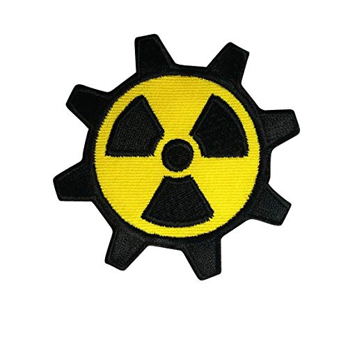 LipaLipaNa Nuclear Radiation Radioactive Uranium Hazard Toxic Aufnäher Besticktes Patch zum Aufbügeln Applique Souvenir Zubehör von LipaLipaNa