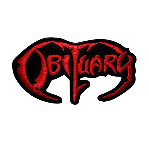 LipaLipaNa Obituary Death Metal Aufnäher Besticktes Patch zum Aufbügeln Applique Souvenir Zubehör von LipaLipaNa