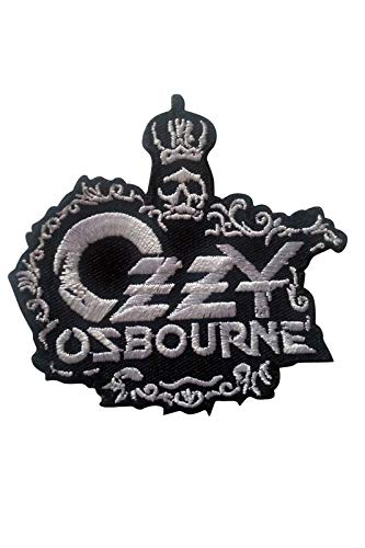 LipaLipaNa Ozzy Osbourne Yellow Gelb Aufnäher Besticktes Patch zum Aufbügeln Applique von LipaLipaNa