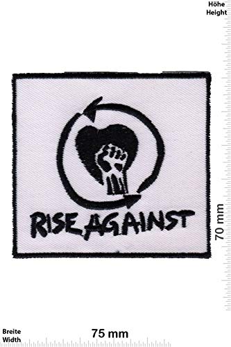 LipaLipaNa Rage Against The Machine Rise Against_1 Aufnäher Besticktes Patch zum Aufbügeln Applique von LipaLipaNa