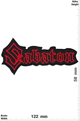 Sabaton - red Power-Metal-Band Aufnäher Besticktes Patch zum Aufbügeln Applique Souvenir Zubehör von LipaLipaNa