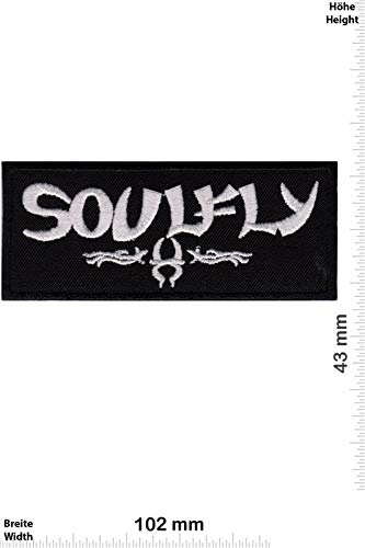 LipaLipaNa Soulfly Metal Band Green Aufnäher Besticktes Patch zum Aufbügeln Applique von LipaLipaNa