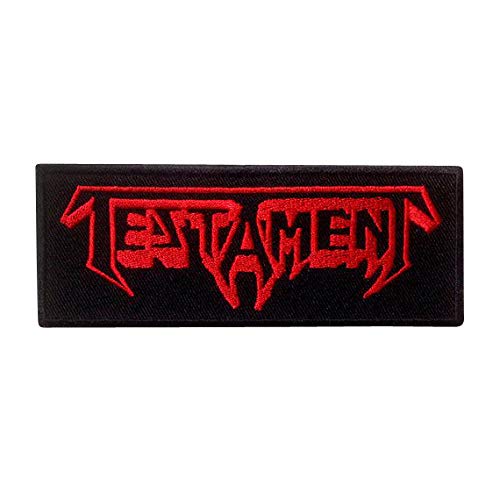 LipaLipaNa Testament Thrash Metal Aufnäher Besticktes Patch zum Aufbügeln Applique Souvenir Zubehör von LipaLipaNa