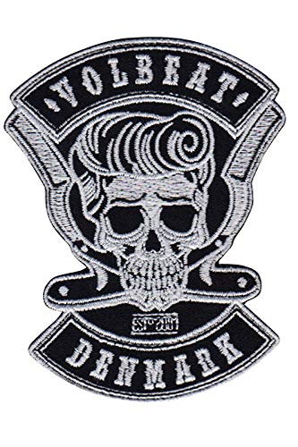 LipaLipaNa Volbeat Denmark Aufnäher Besticktes Patch zum Aufbügeln Applique von LipaLipaNa