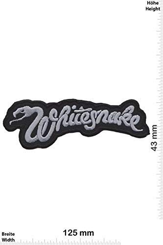 LipaLipaNa Whitesnake Aufnäher Besticktes Patch zum Aufbügeln Applique von LipaLipaNa