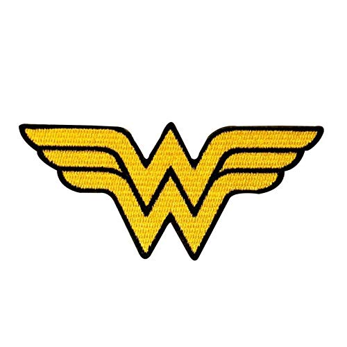 LipaLipaNa Wonder Woman Symbol Patch Superhero Costume Emblem DC Comics Iron-On Applique Aufnäher Besticktes Patch zum Aufbügeln Applique Souvenir Zubehör von LipaLipaNa