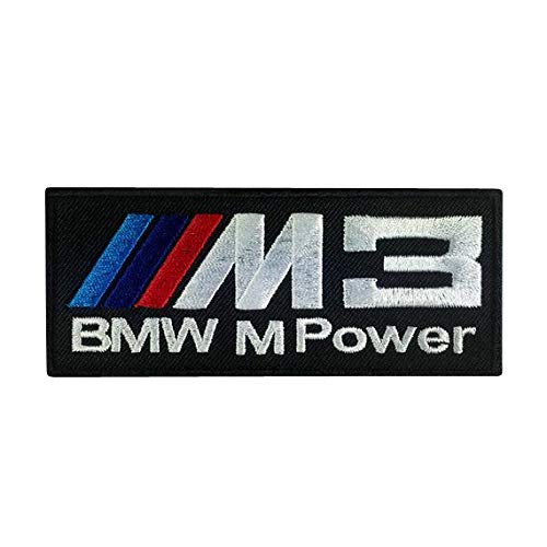 M3 M Power Racing MOTORSPORT Aufnäher Besticktes Patch zum Aufbügeln Applique Souvenir Zubehör von LipaLipaNa