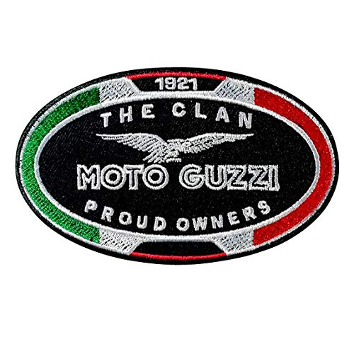 MOTO GUZZI Sports Motorcycle Big Bike Aufnäher Besticktes Patch zum Aufbügeln Applique Souvenir Zubehör von LipaLipaNa