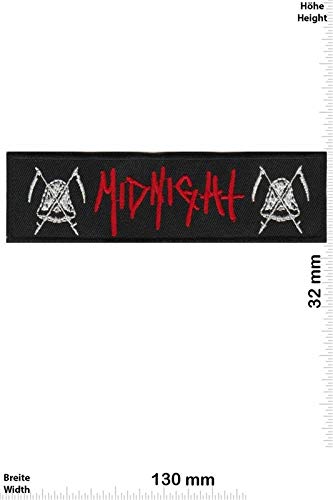 Midnight Black Speed Metal Aufnäher Besticktes Patch zum Aufbügeln Applique von LipaLipaNa