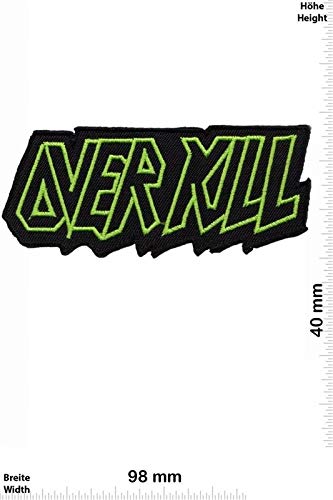 Overkill Thrash Metal Band Aufnäher Besticktes Patch zum Aufbügeln Applique von LipaLipaNa