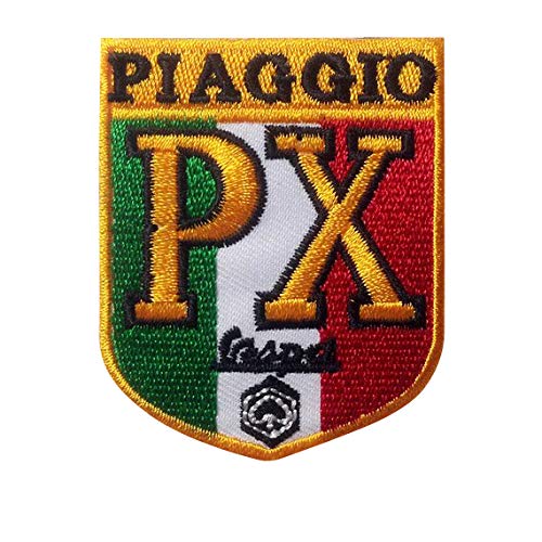 Piaggio T Sports Racing MOTORSPORT Aufnäher Besticktes Patch zum Aufbügeln Applique Souvenir Zubehör von LipaLipaNa