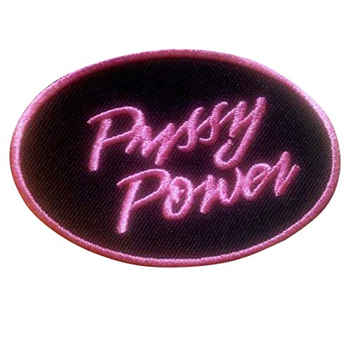 Pussy Power or Sew. T Aufnäher Besticktes Patch zum Aufbügeln Applique Souvenir Zubehör von LipaLipaNa