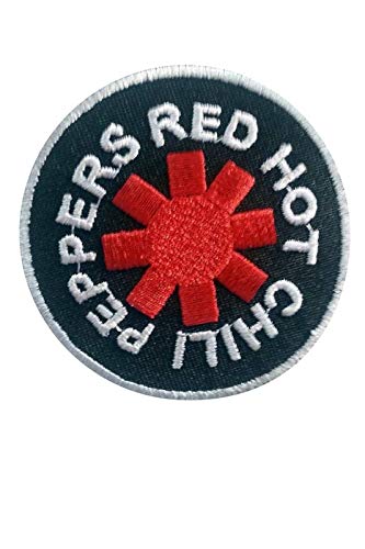 Red Hot Chili Peppers Black Aufnäher Besticktes Patch zum Aufbügeln Applique von LipaLipaNa