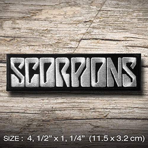 SCORPIONS Rocker Aufnäher Besticktes Patch zum Aufbügeln Applique Souvenir Zubehör von LipaLipaNa