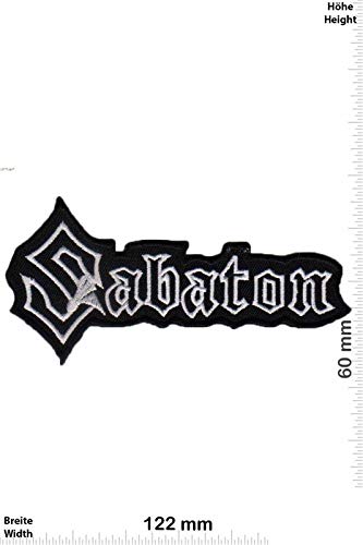 Sabaton Silver Power Metal Band Aufnäher Besticktes Patch zum Aufbügeln Applique von LipaLipaNa