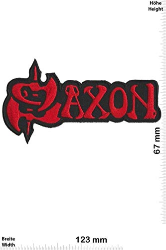 Saxon Heavy Metal Band_1 Aufnäher Besticktes Patch zum Aufbügeln Applique von LipaLipaNa