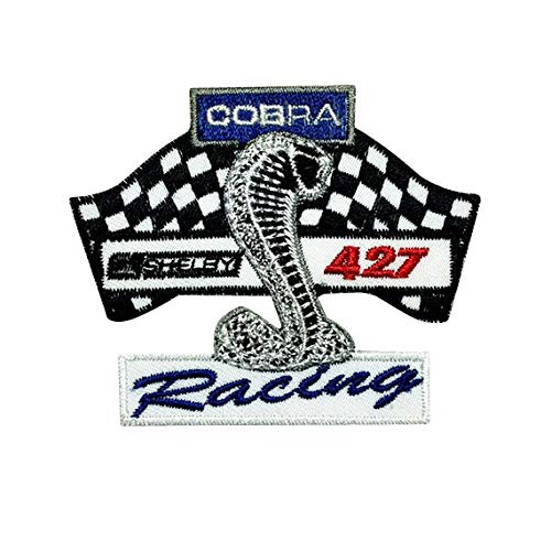 Shelby COBRA T Sports Racing MOTORSPORT Aufnäher Besticktes Patch zum Aufbügeln Applique Souvenir Zubehör von LipaLipaNa