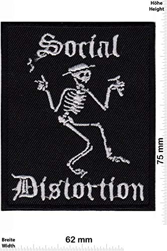 Social Distortion Aufnäher Besticktes Patch zum Aufbügeln Applique von LipaLipaNa